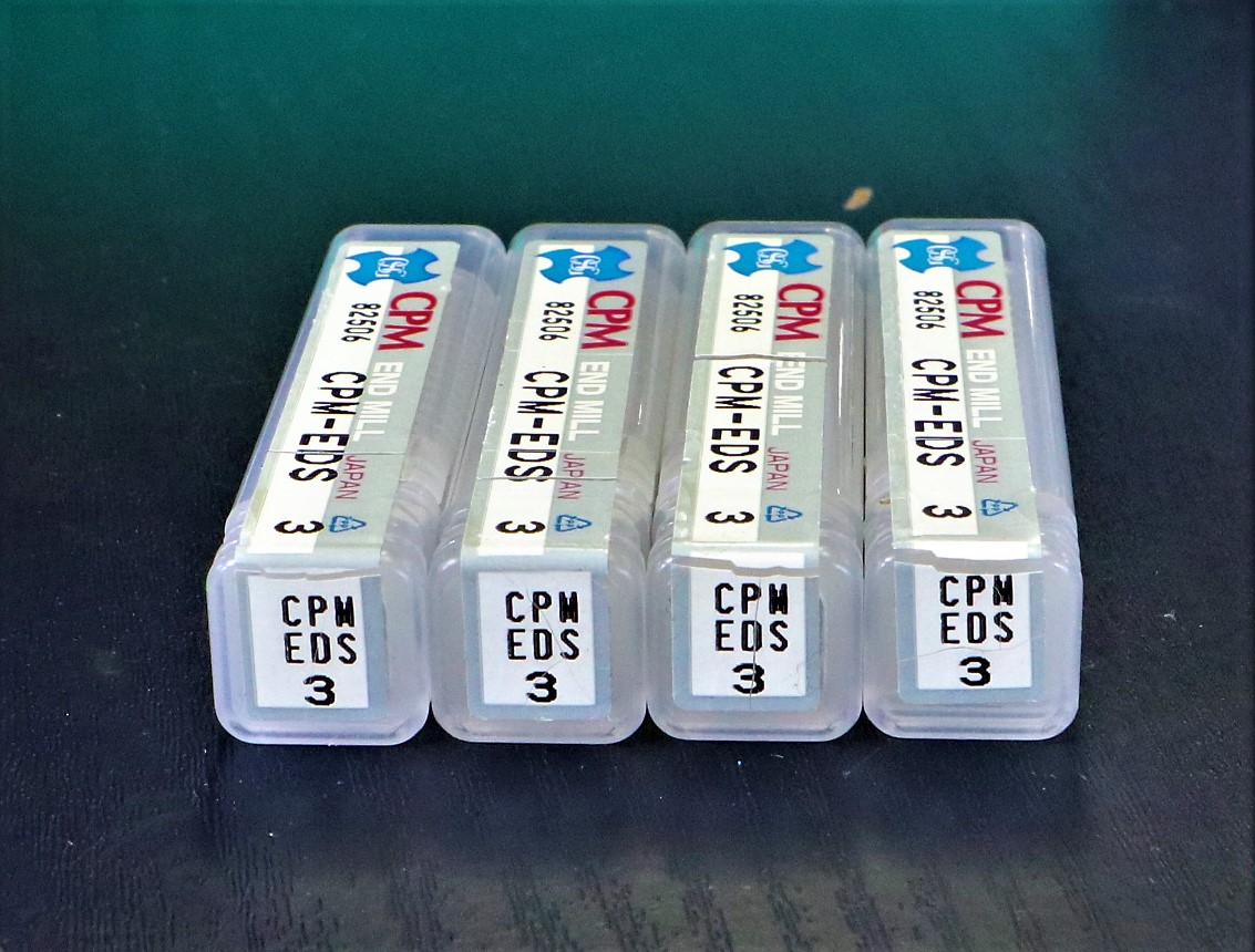 OSG エンドミル CPM-EDS 3 4個　未使用