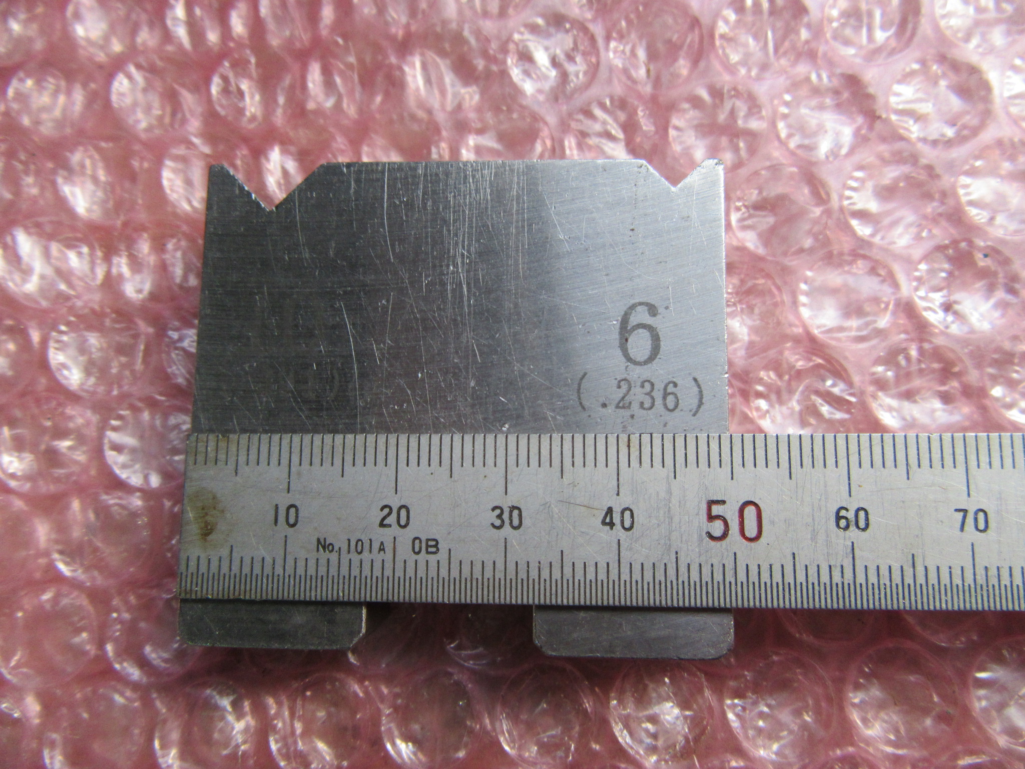 アマダ/AMADA ベンダー金型（2Vダイ） W10xD50xH45mm(V1=6)(V2=10)