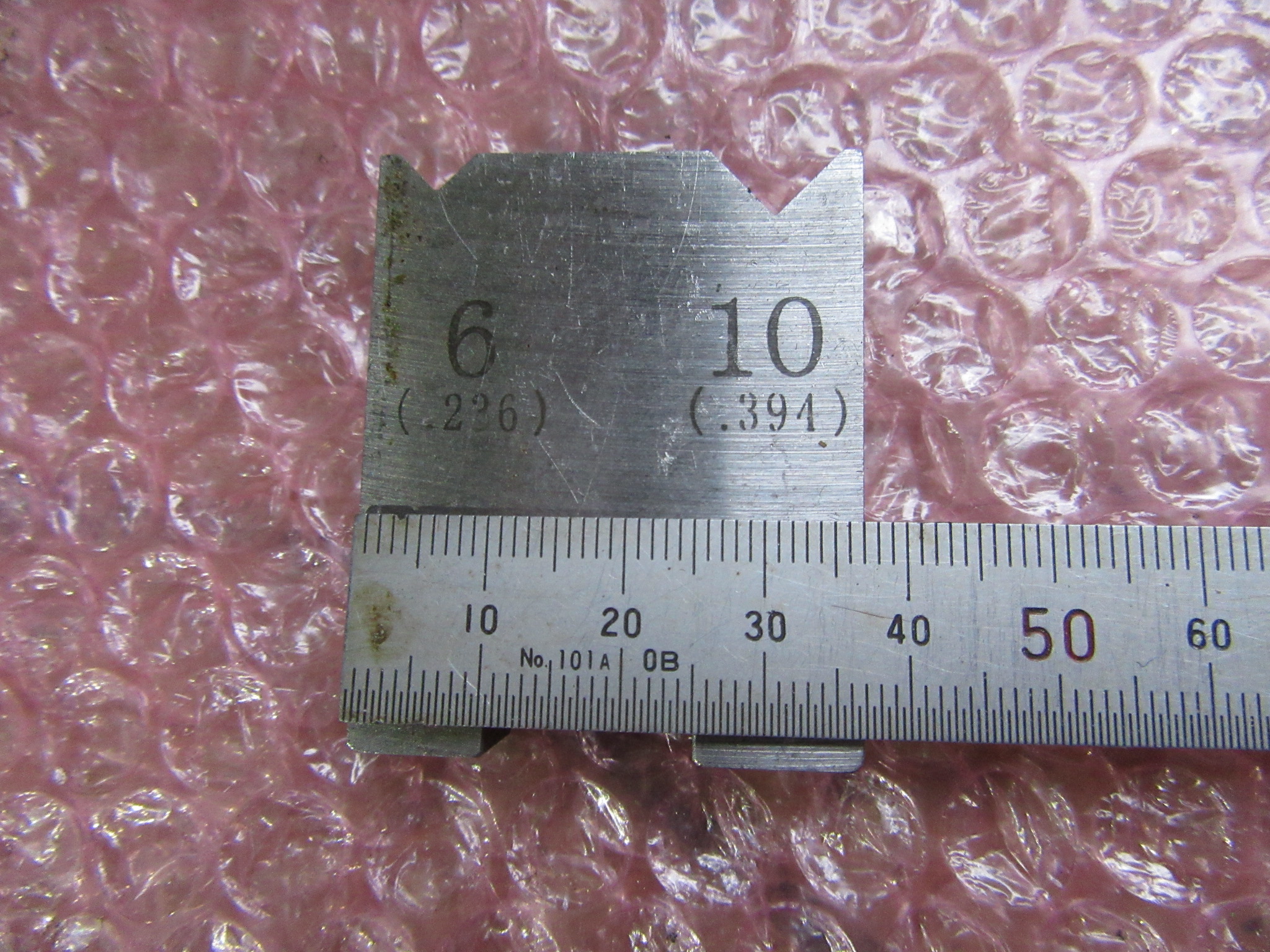 アマダ/AMADA ベンダー金型（2Vダイ） W10xD32xH45mm(V1=6)(V2=10)