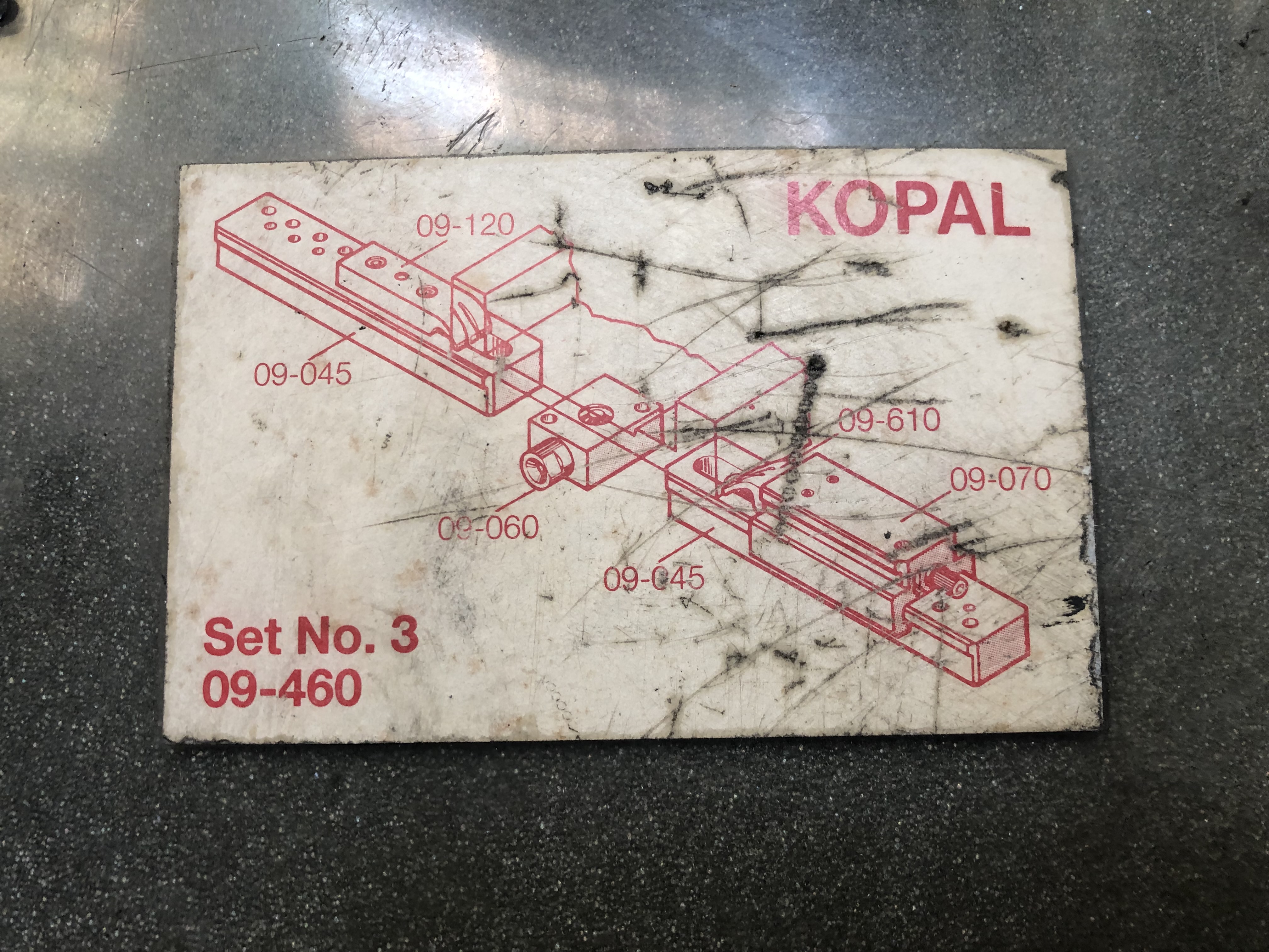 ノガ/NOGA KOPAL クランプセット No.3 (09-460)