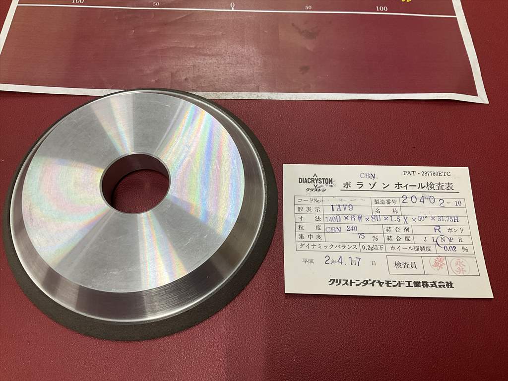 クリストンダイヤモンド ボラゾンホイール 1AV9　未使用品