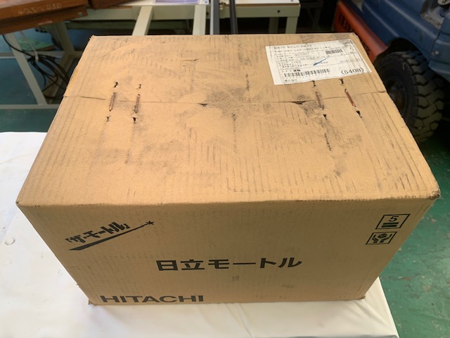 日立 ブレーキ付きモーター 0.4kw　TFO-K 4P FA DK