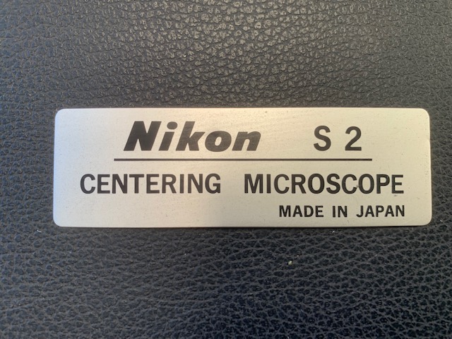 ニコン(Nikon) センタリング　マイクロスコープ S2