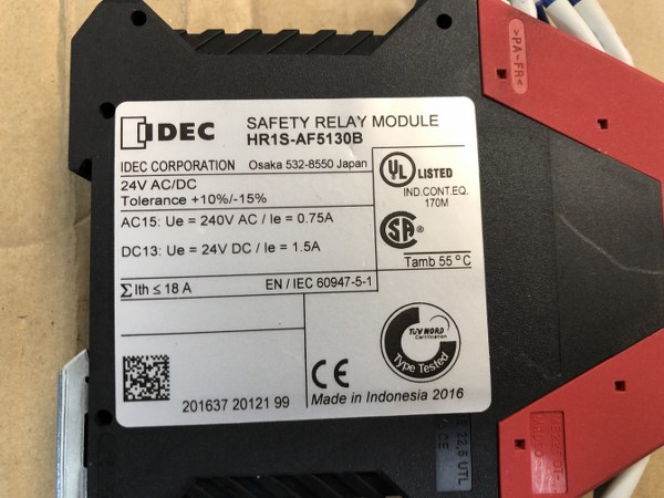IDEC 安全リレーモジュール HR1S-AF5130B