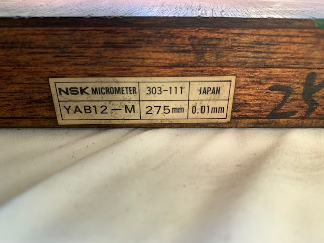 NSK マイクロメーター YAB12-M