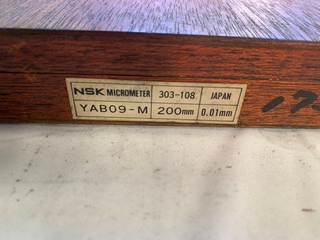 NSK マイクロメーター YAB09-M