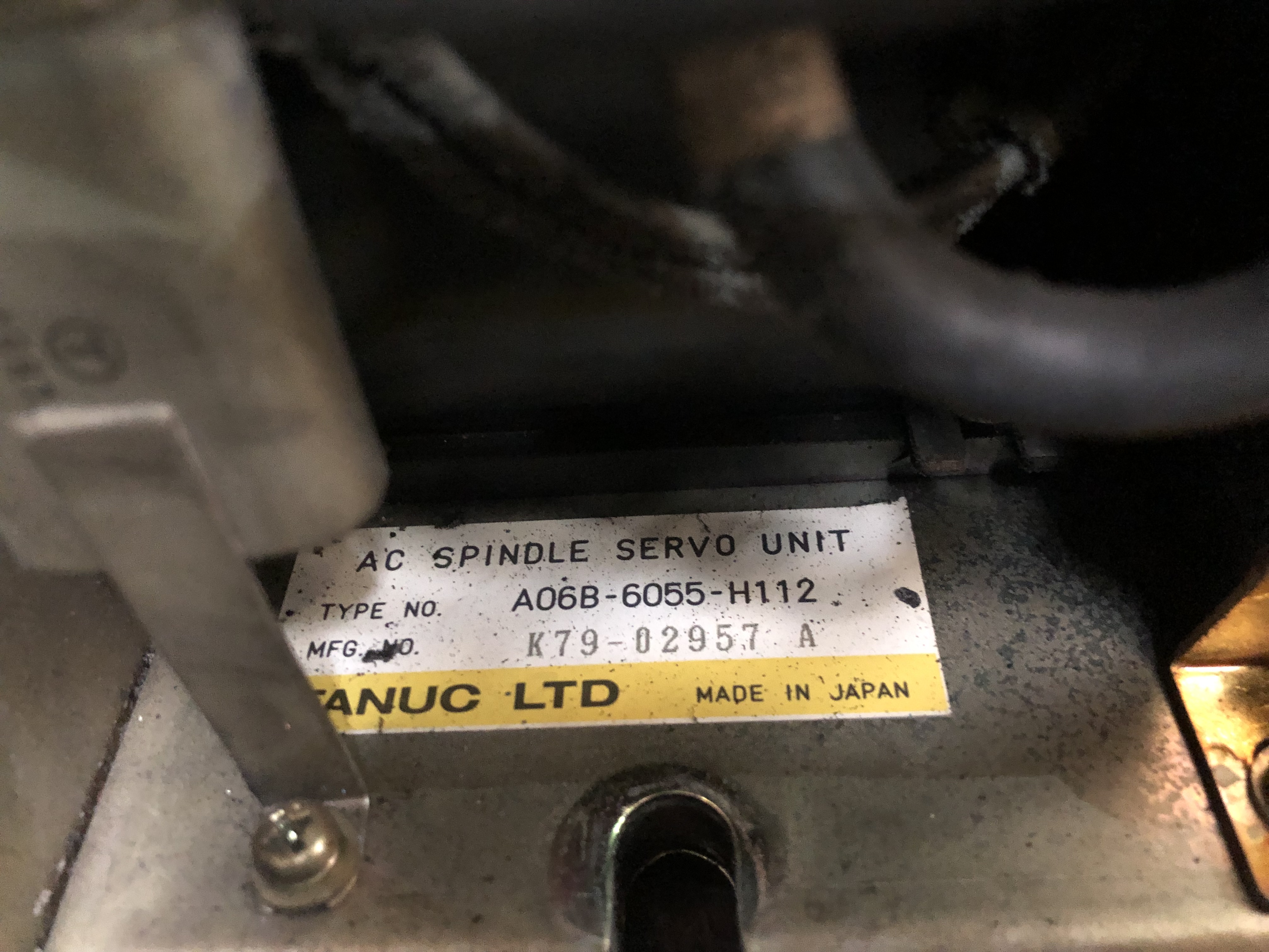 ファナック/FANUC AC スピンドルサーボユニット 【AC スピンドルサーボユニット】AO6B-6055-H112