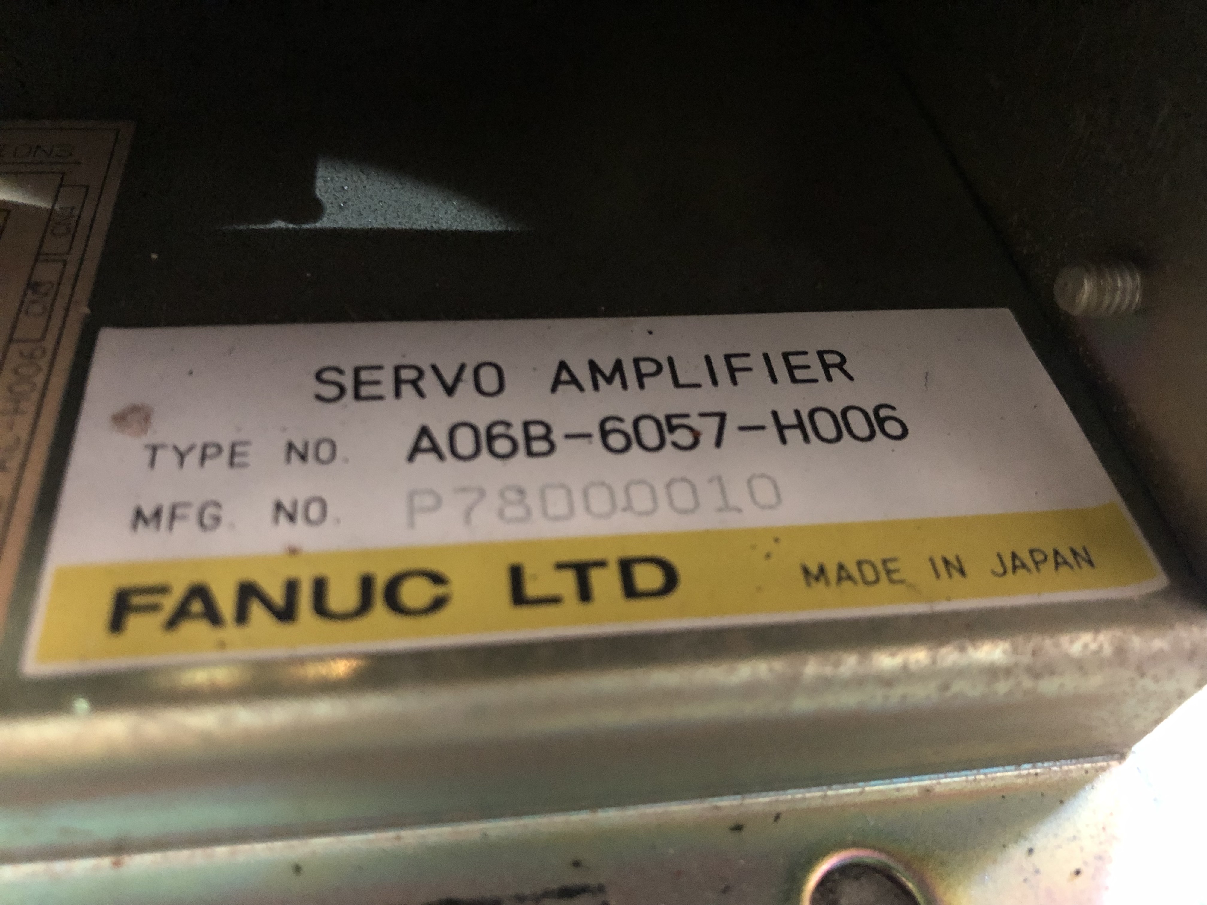 ファナック/FANUC サーボアンプ 【サーボアンプ】AO6B-6055-H006