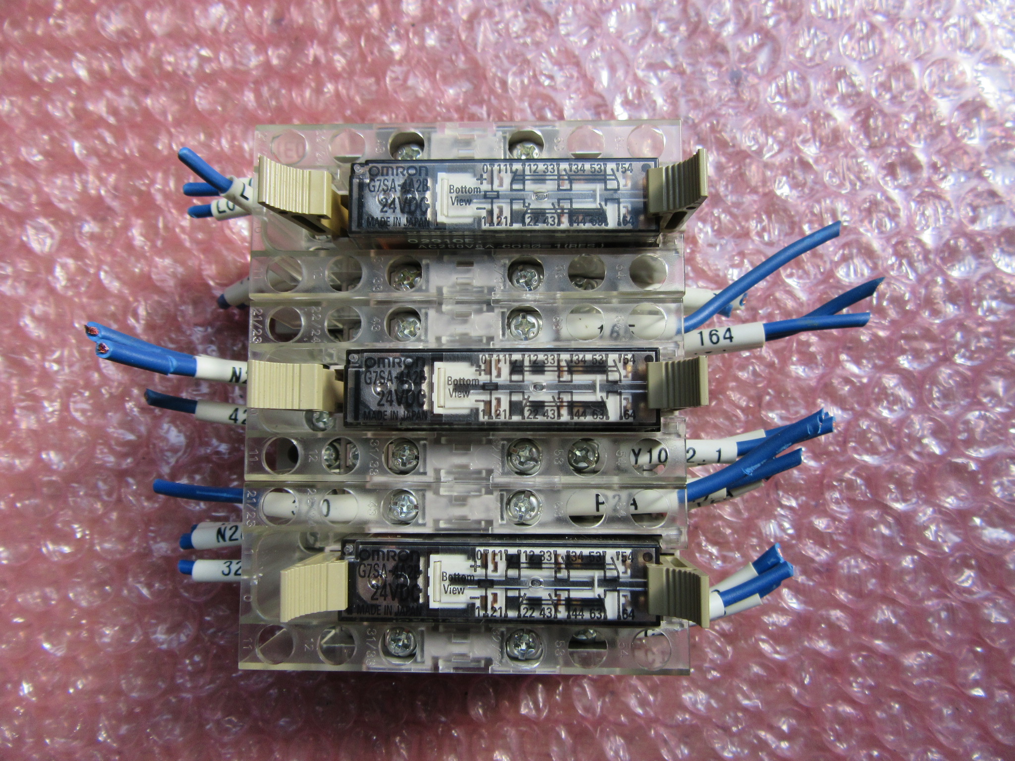 オムロン/OMRON セーフティリレーソケット　3セット P7SA-14F-NDリレーシリース：G7SA-4A2B(2