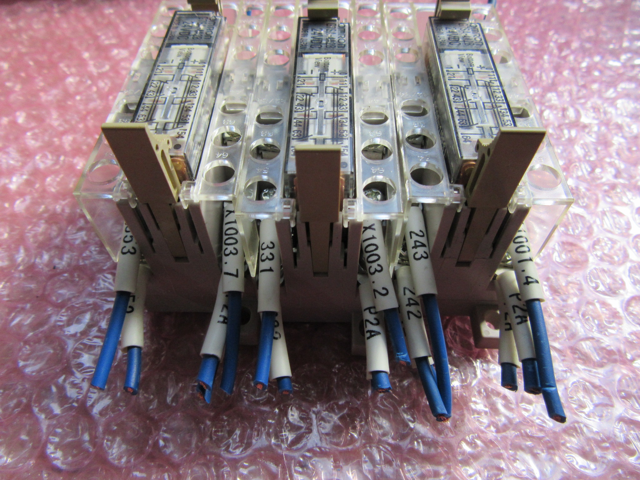 オムロン/OMRON セーフティリレーソケット　3セット P7SA-14F-NDリレーシリース：G7SA-4A2B