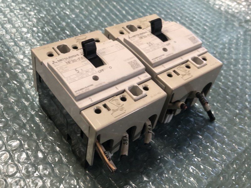 三菱/MITSUBISHI 制御盤用ノーヒューズ遮断器 NF30-FA、NF50-FA