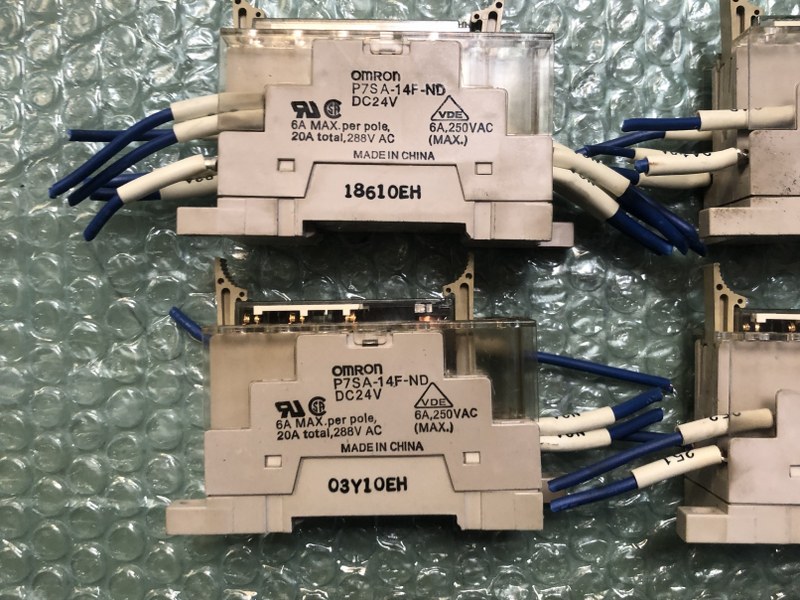 オムロン/OMRON セーフティリレーソケット P7SA-14F-ND　DC24V（4個）
