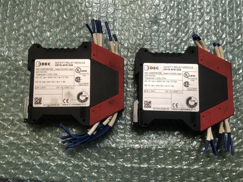 和泉電気/IDEC 安全リレーモジュール HR1S-AF5130B（2個）