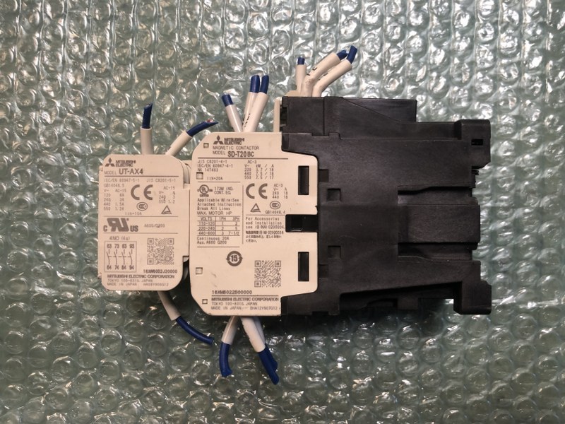 三菱/MITSUBISHI 低圧開閉器/電磁開閉器 低圧開閉器SD-T20BC3/電磁開閉器UT-AX4