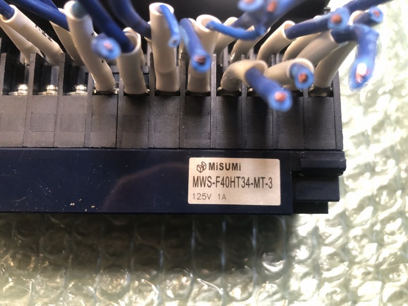 ミスミ/MISUMI PLCコネクタ端子台 MWS-F40HT34-MT-3（3個）