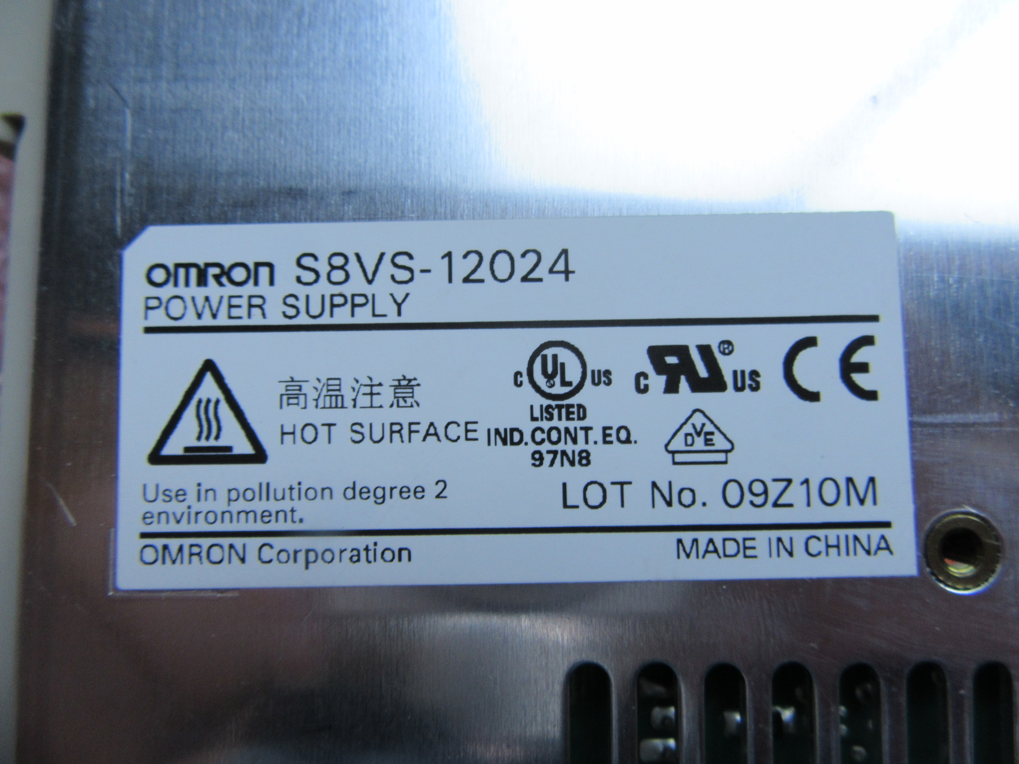 オムロン/OMRON パワーサプライ S8VS-12024