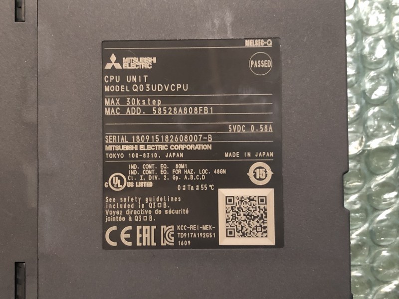 三菱/MITSUBISHI ユニバーサルモデルCPU Q03UDVCPU