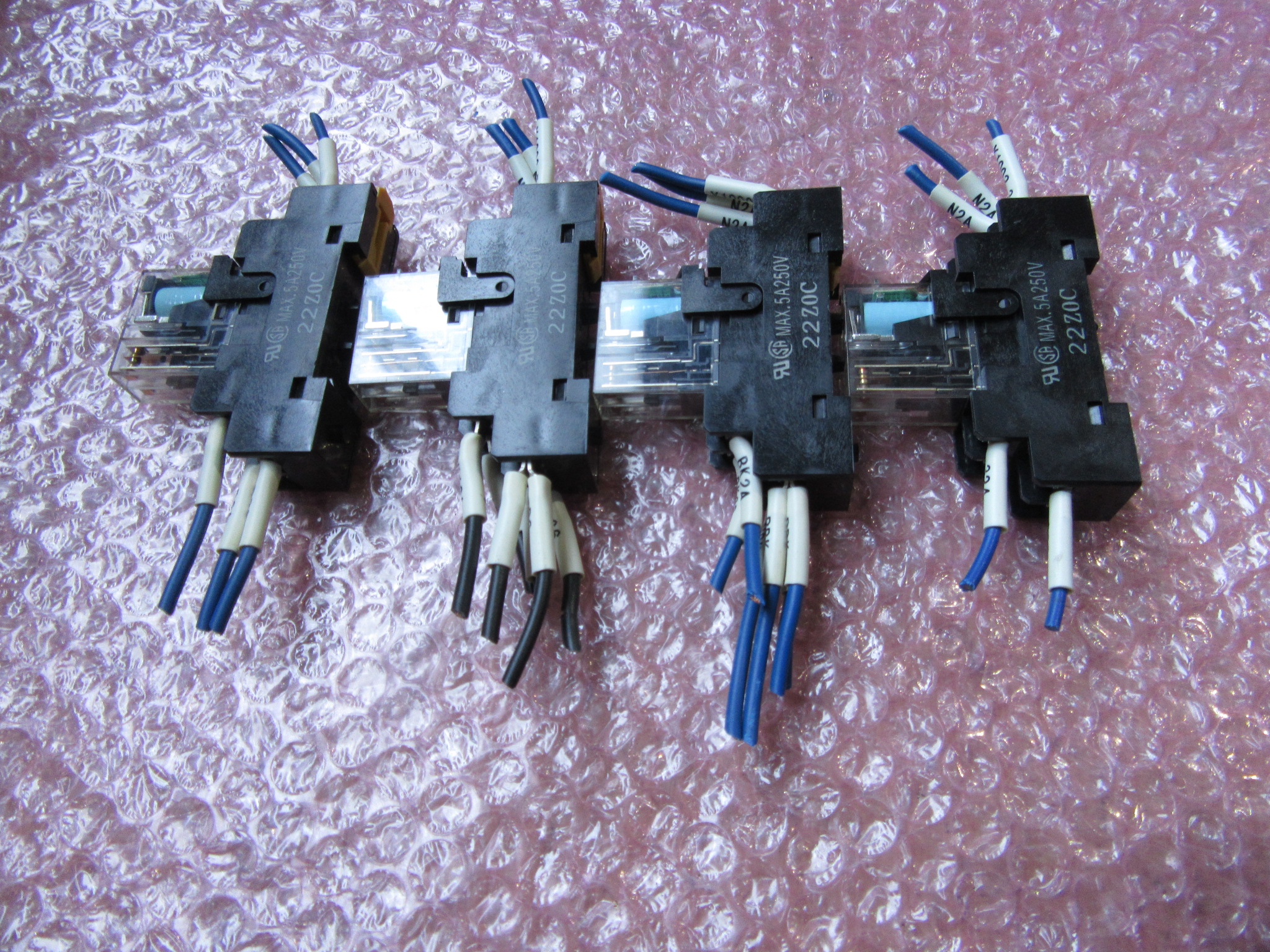 オムロン/OMRON ミニパワーリレー4個 G2R-2-SND(24V DC)