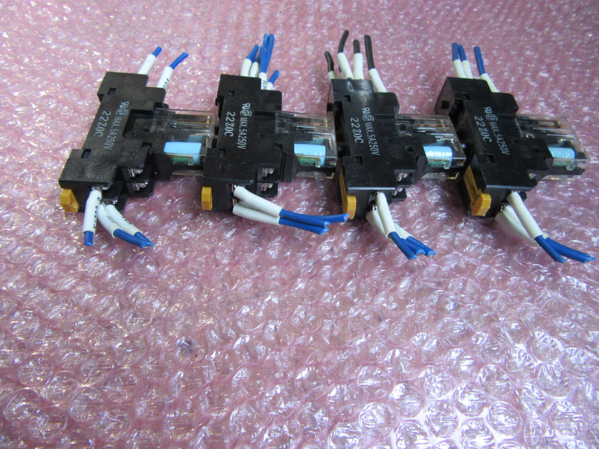 オムロン/OMRON ミニパワーリレー4個 G2R-2-SND(24V DC)