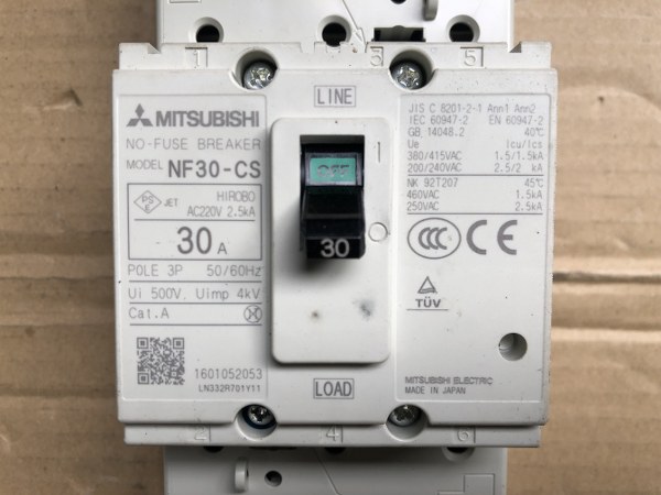 三菱/MITSUBISHI 配線用遮断器 NF30-CS