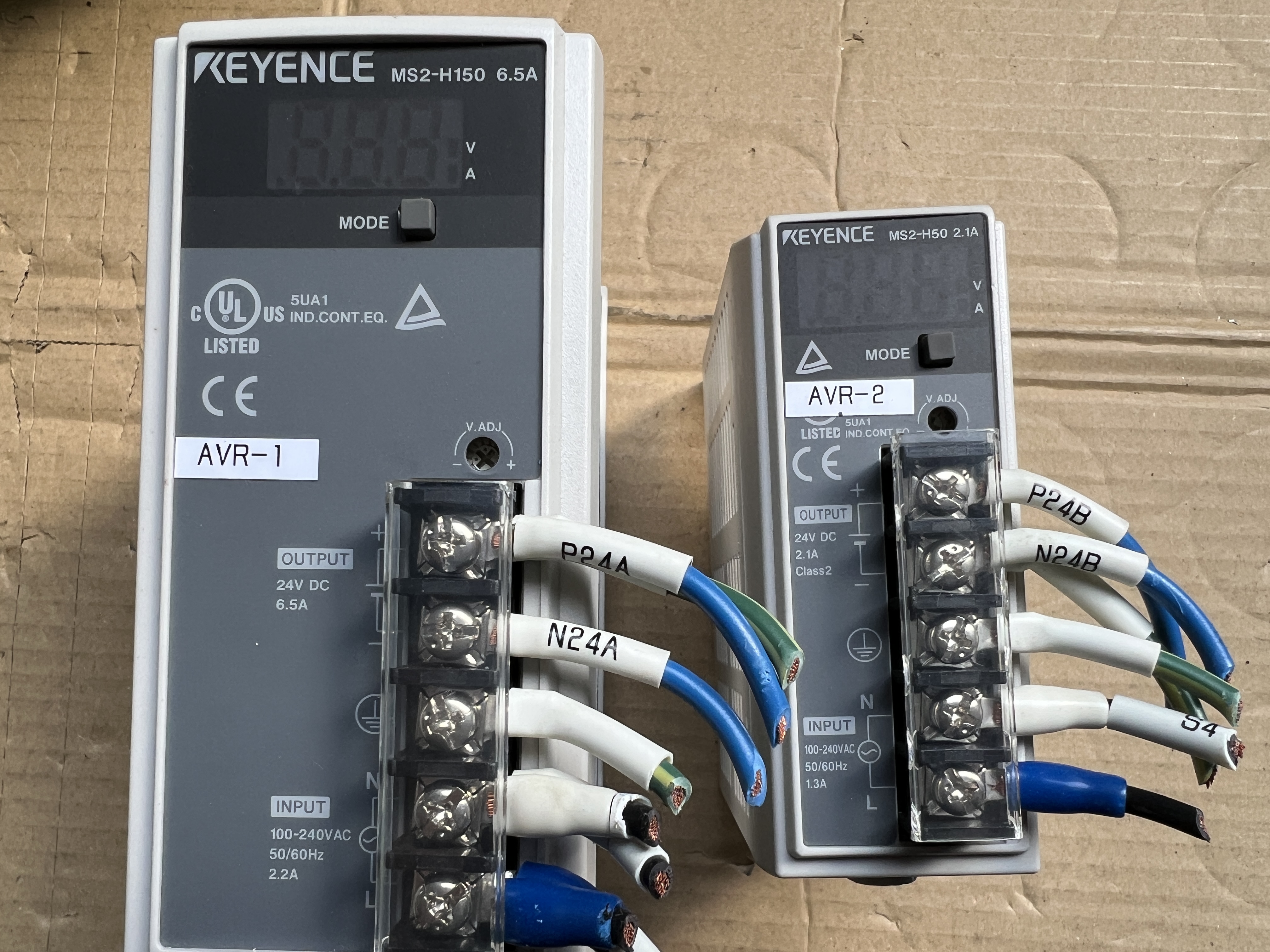キーエンス/KEYENCE スイッチング電源2個 【スイッチング電源2個】MS2-H150,MS2-H50