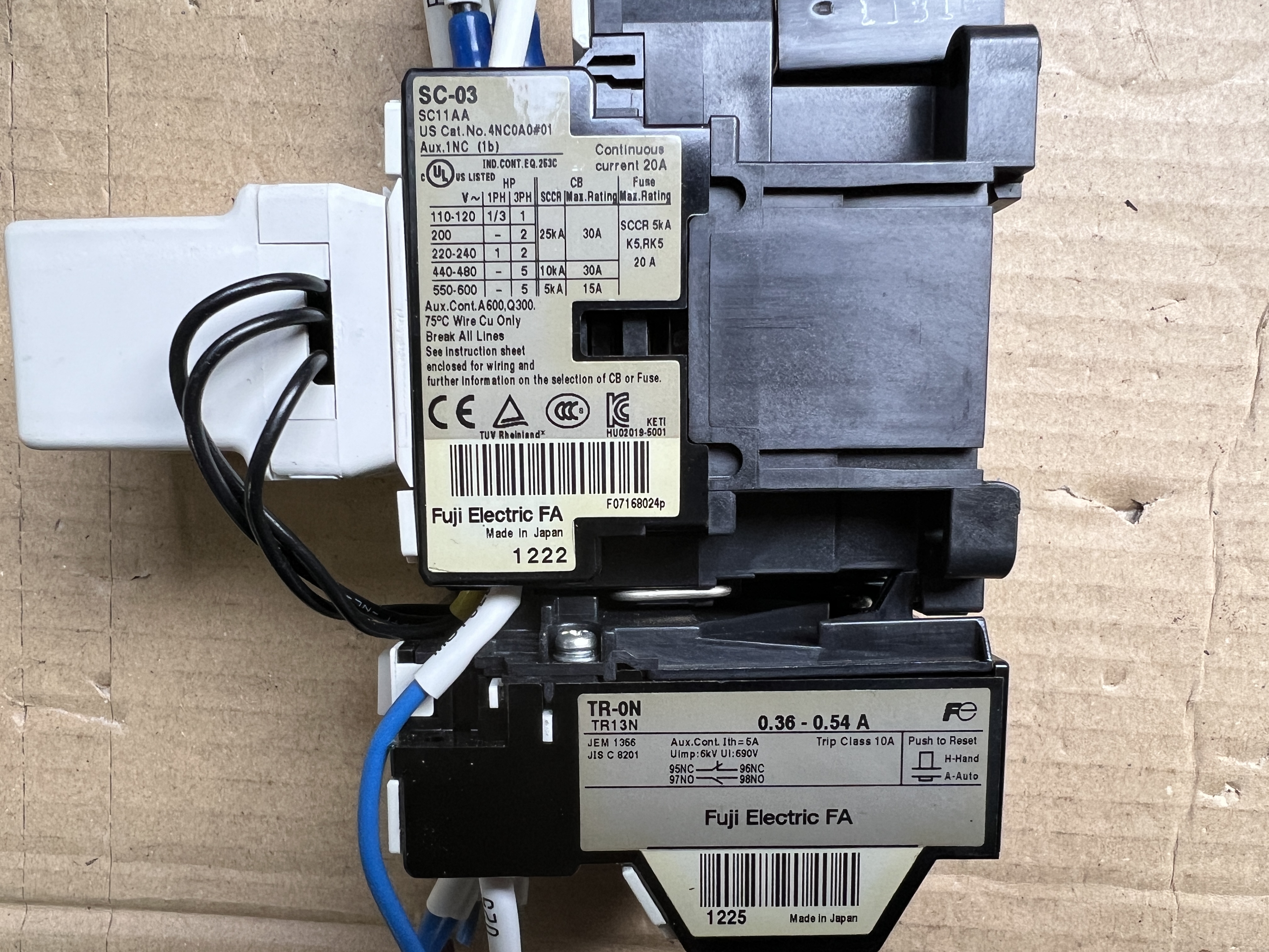 富士電機/FUJI ELECTRIC 補助継電器/電磁開閉器/標準形サーマルリレー 補助継電器/電磁開閉器/標準形サーマルリレー