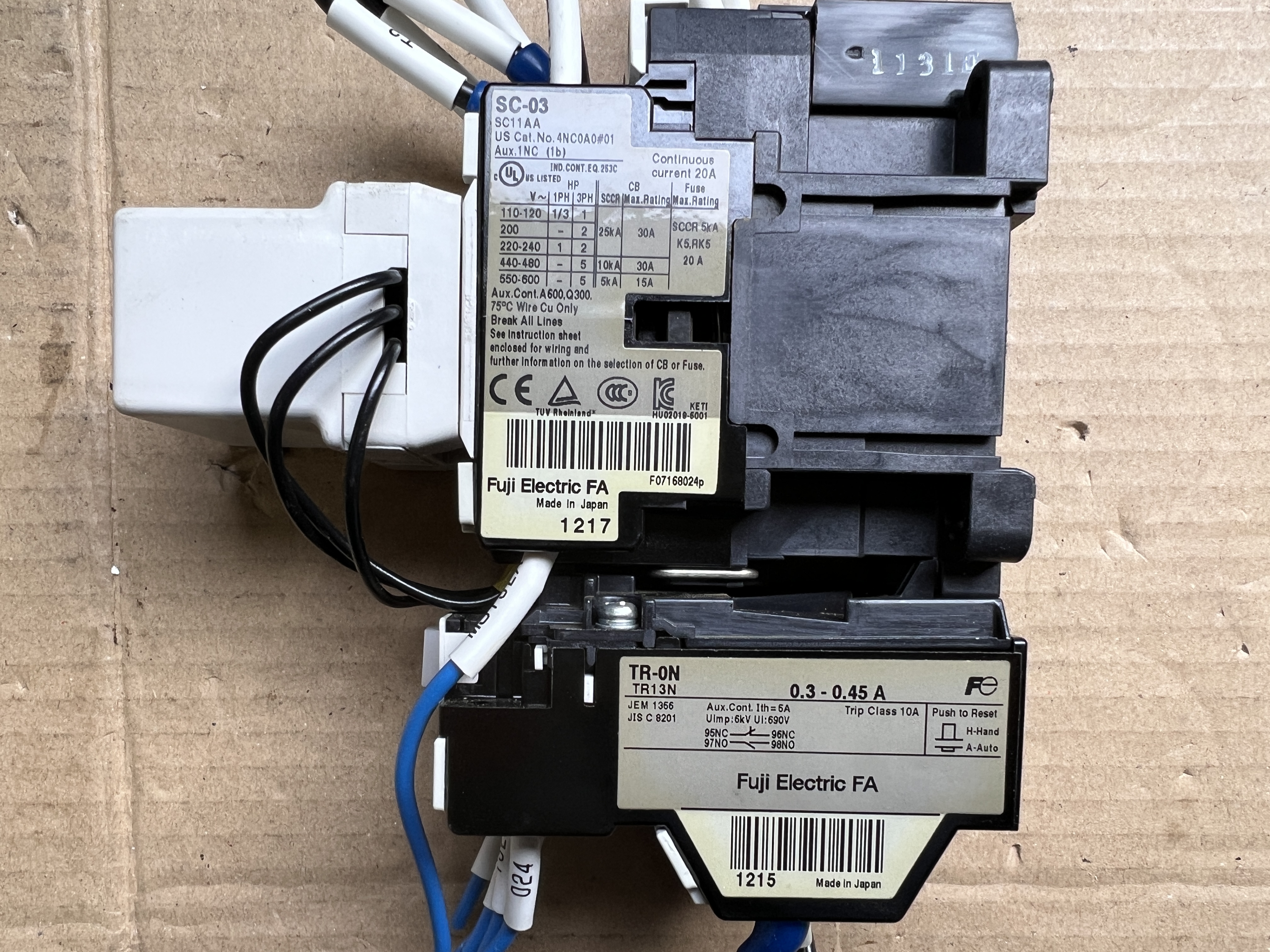 富士電機/FUJI ELECTRIC 補助継電器/電磁開閉器/標準形サーマルリレー 補助継電器/電磁開閉器/標準形サーマルリレー