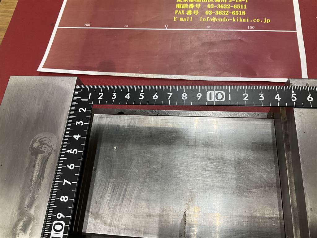  精密バイス 口巾120mm　口巾高さ40mm　開き150mm