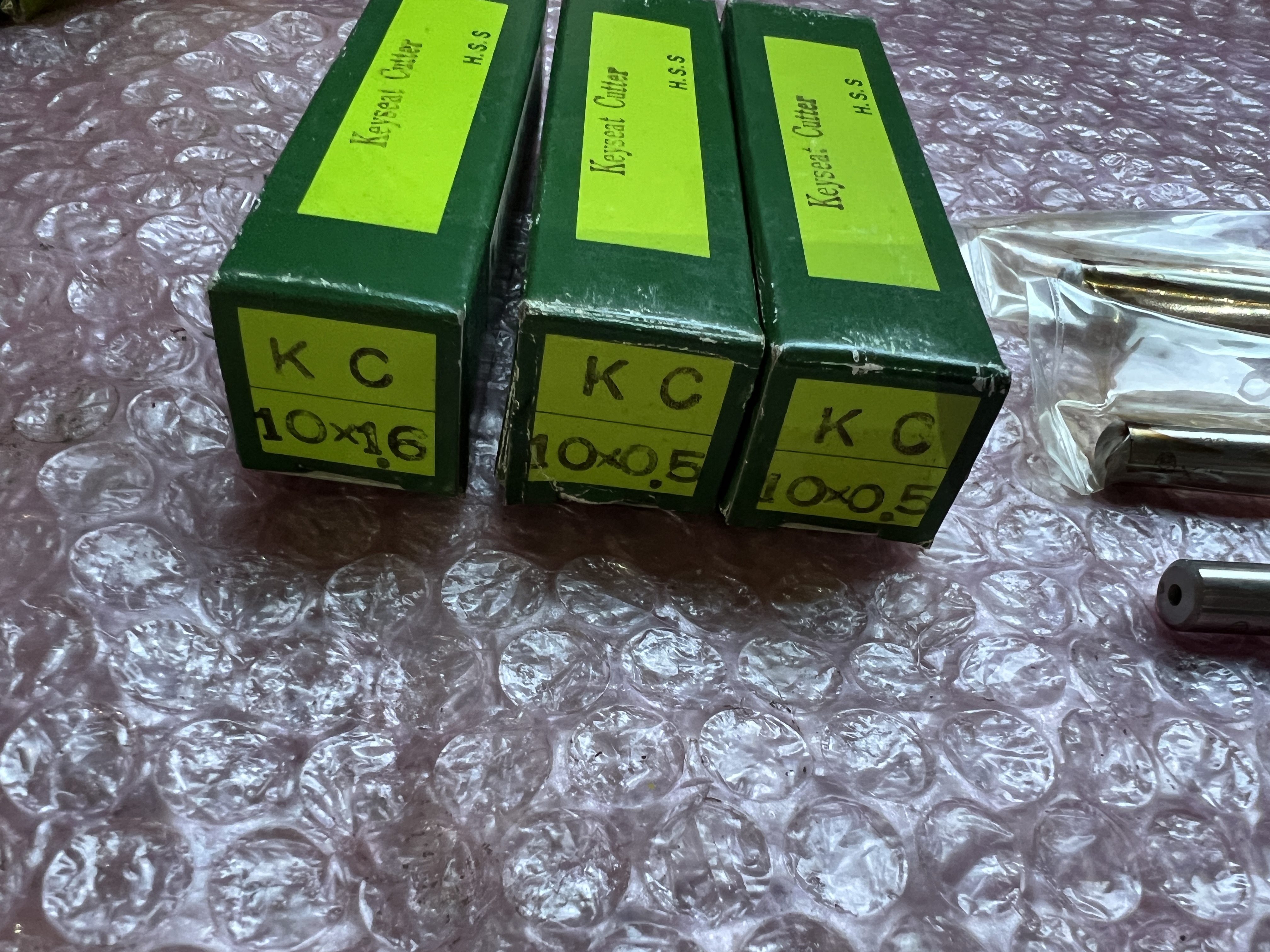 フクダ精工/Fukuda seiko キーシートカッター3個 【キーシートカッター3個】10x1.6,10x0.5(2個）