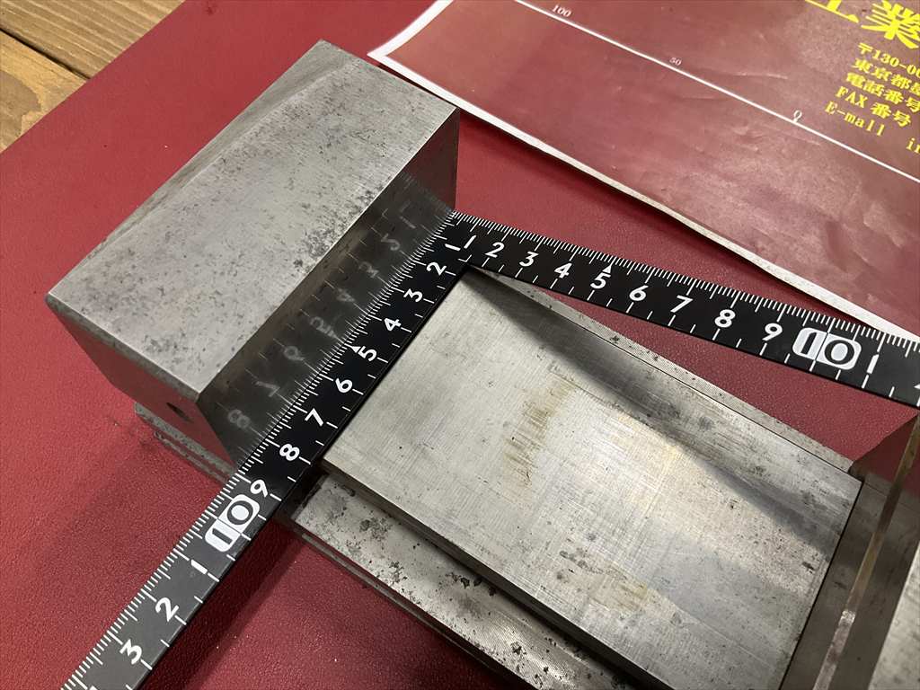 JAM 精密バイス 口巾90mm　開き120mm　高さ40mm