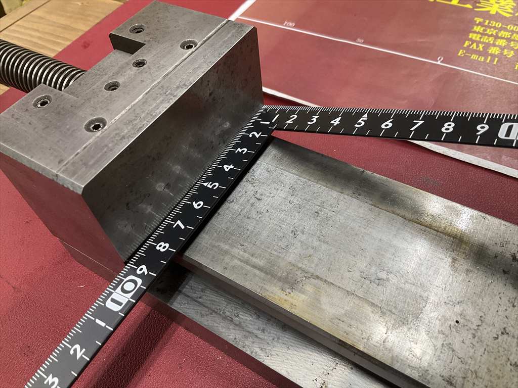  精密バイス 口巾90mm　開き123mm　高さ40mm