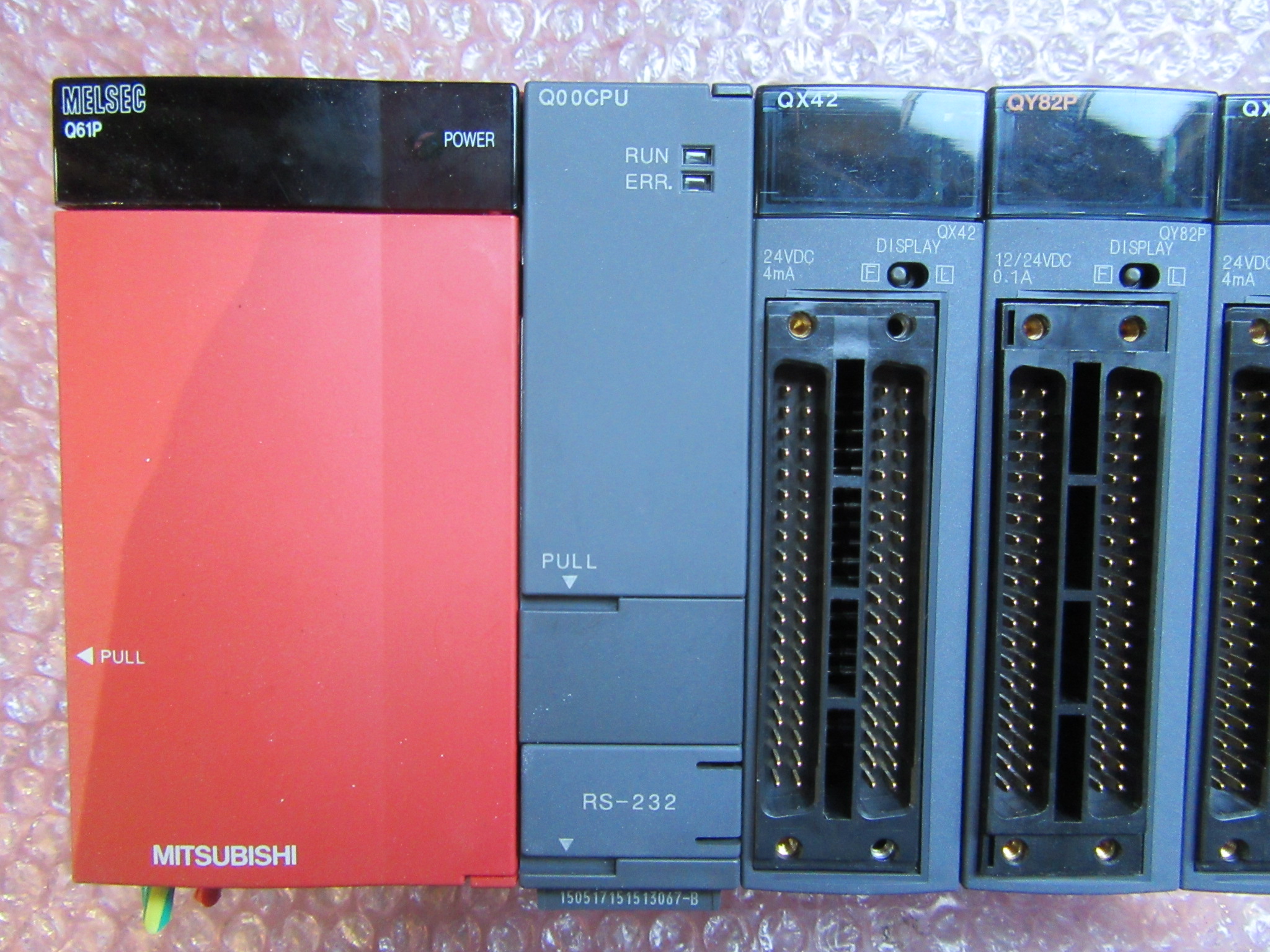 三菱/MITSUBISHI PLC CPU ユニット Q61P,Q00CPU,QX42,QY82P,QX42(QY502個)