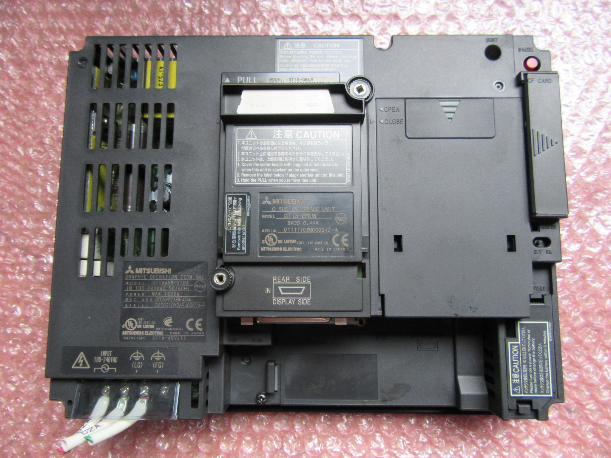 三菱/MITSUBISHI タッチパネル GOT1000(GT1665M-VTBA)