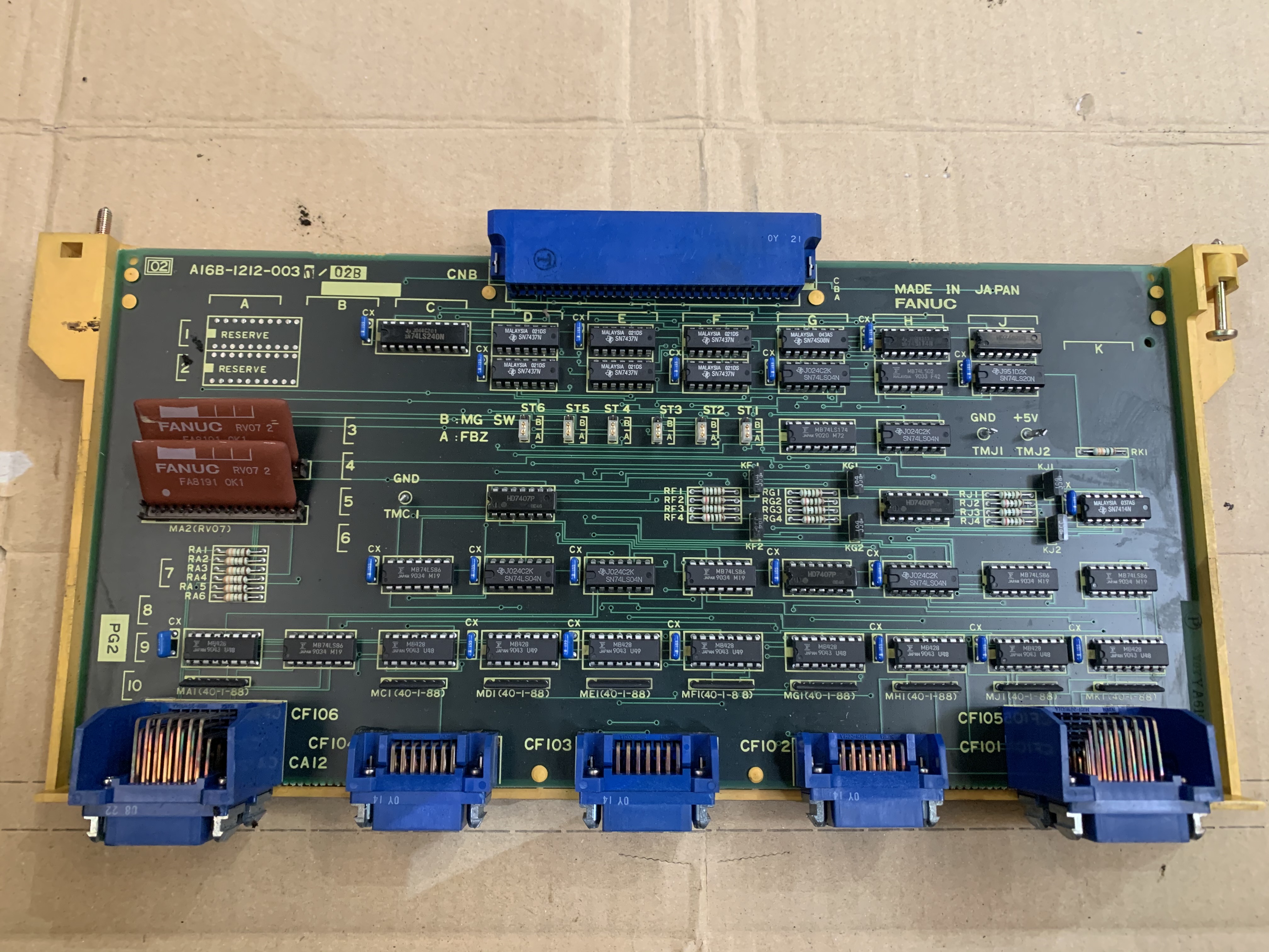 オークマ NC旋盤用基板 XZ軸サーボアンプ他 | マシンライフ