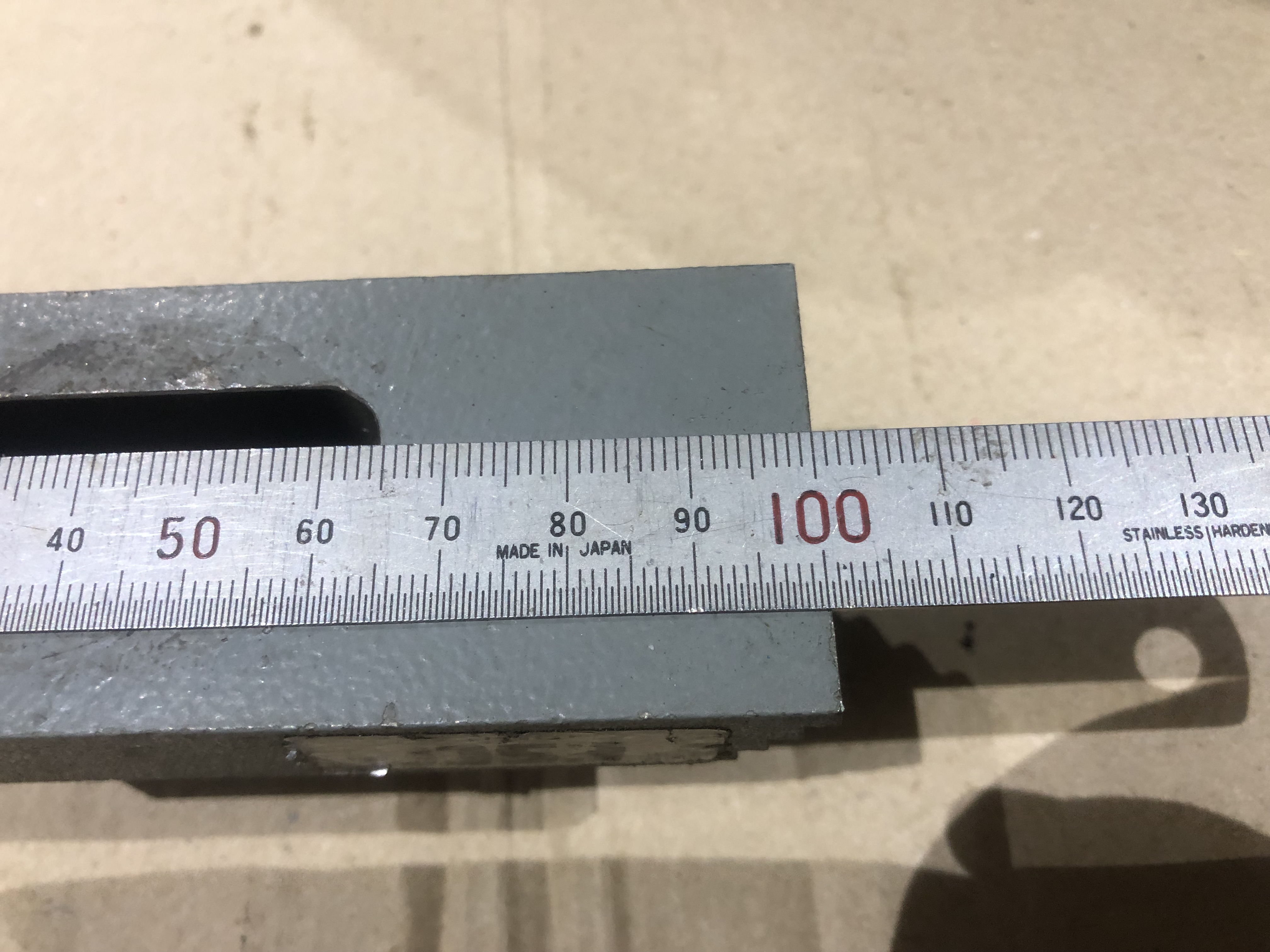 ESCO/エスコ ステップクランプ2個 L100xW40xH20mm