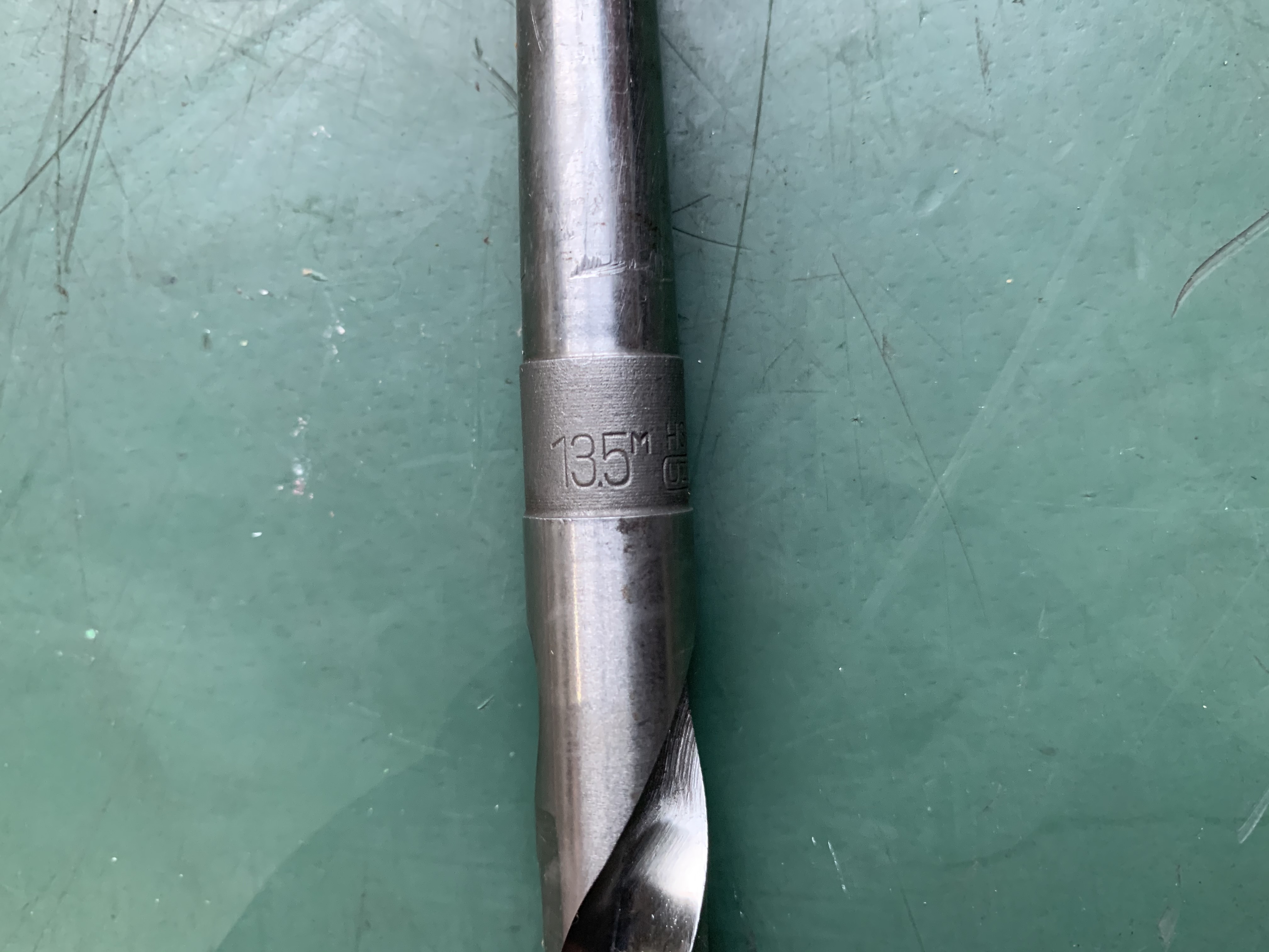 UOZU.MFG テーパーシャンクドリル φ13.5mm　 全長：205mm