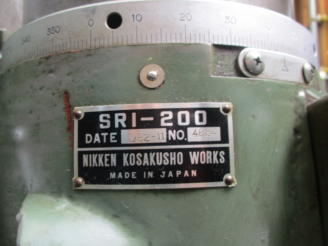NIKKEN｜日研工作所	 インデックステーブル SRI-200
