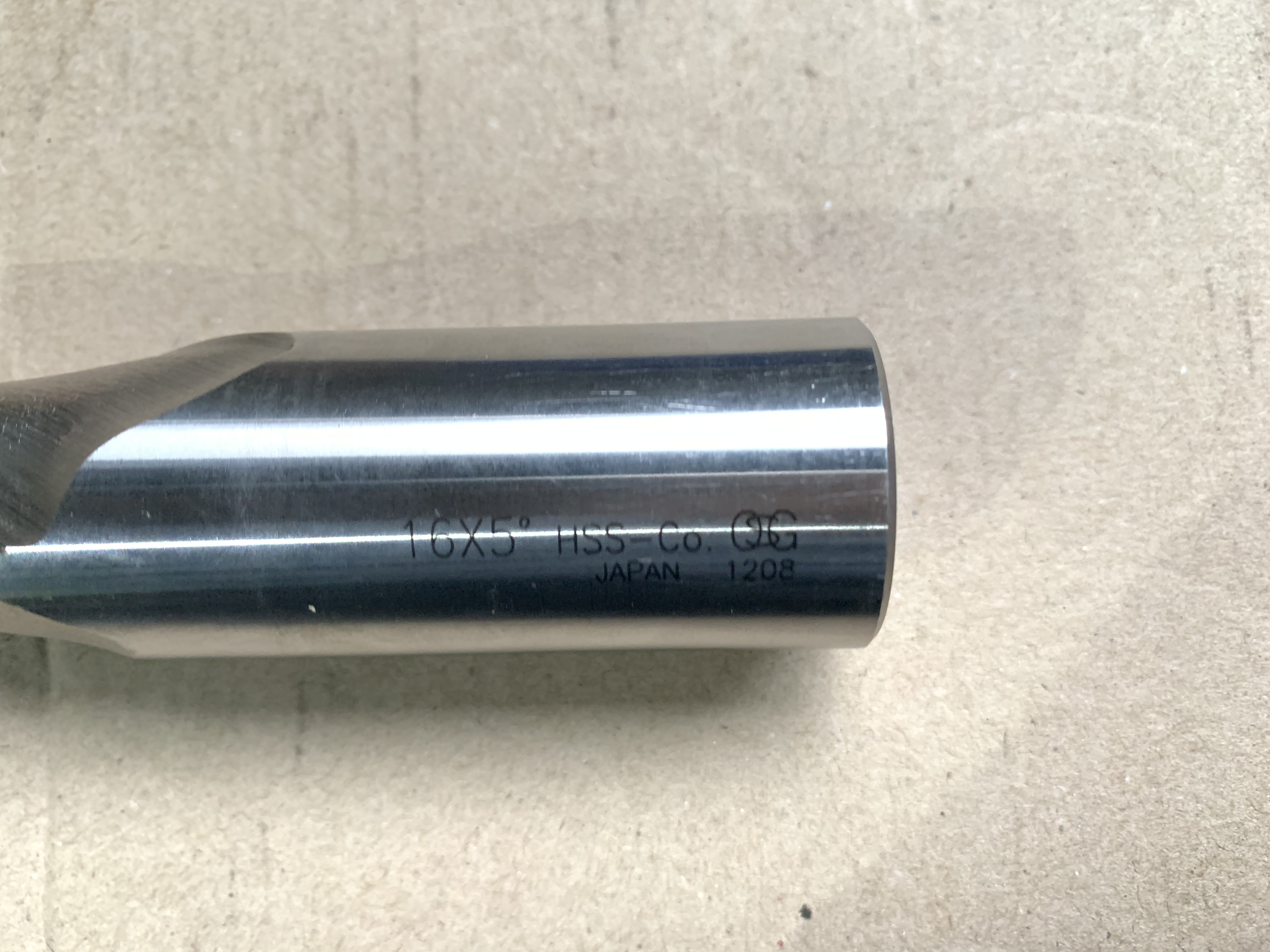 OSG オーエスジー エンドミル 16x5°　HSS-Co