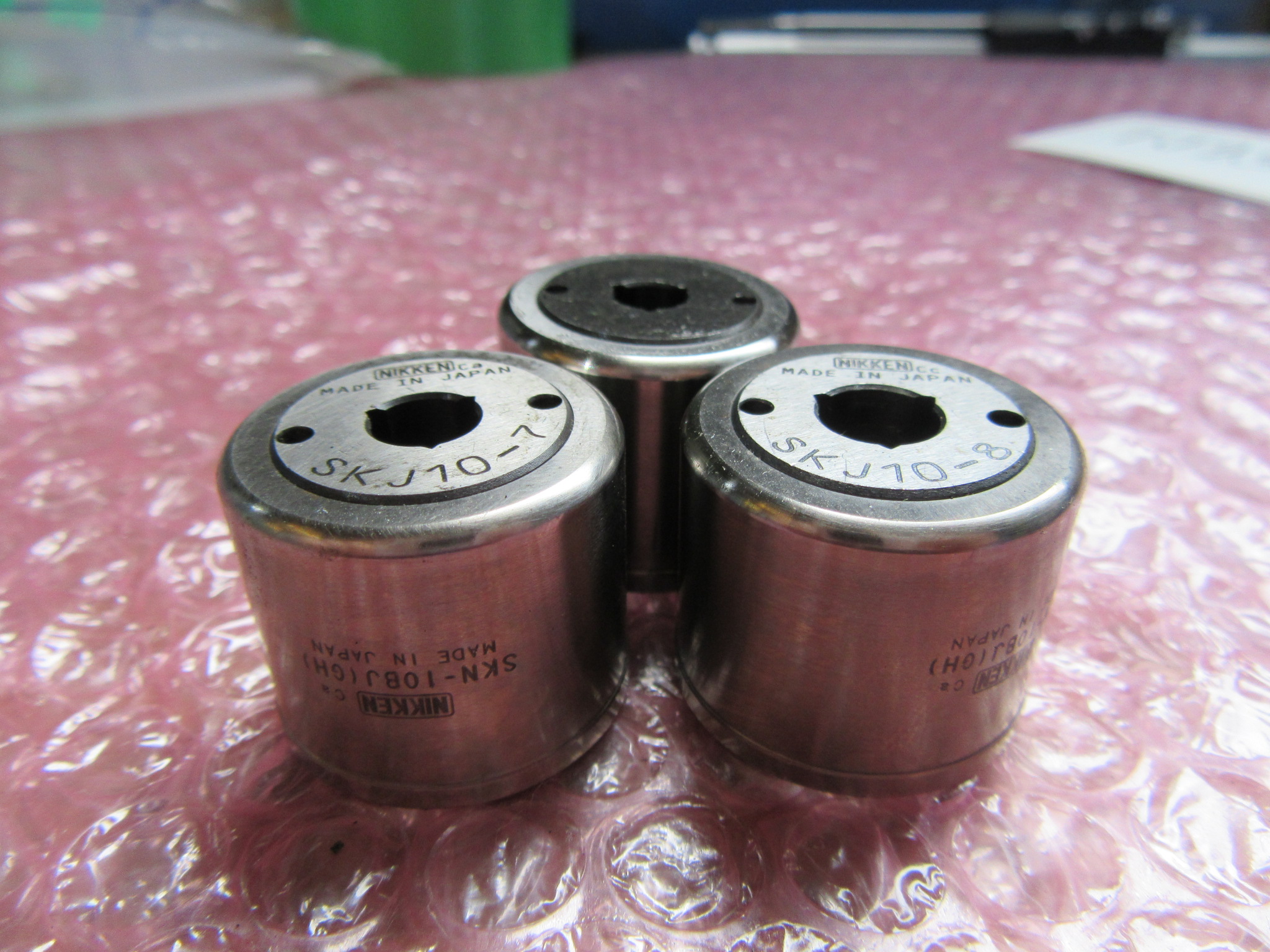 NIKKEN/日研 スリムチャック用Jタイプキャップ3個 (1)SKJ10-6.2(2)SKJ10-7(3)SKJ10-8