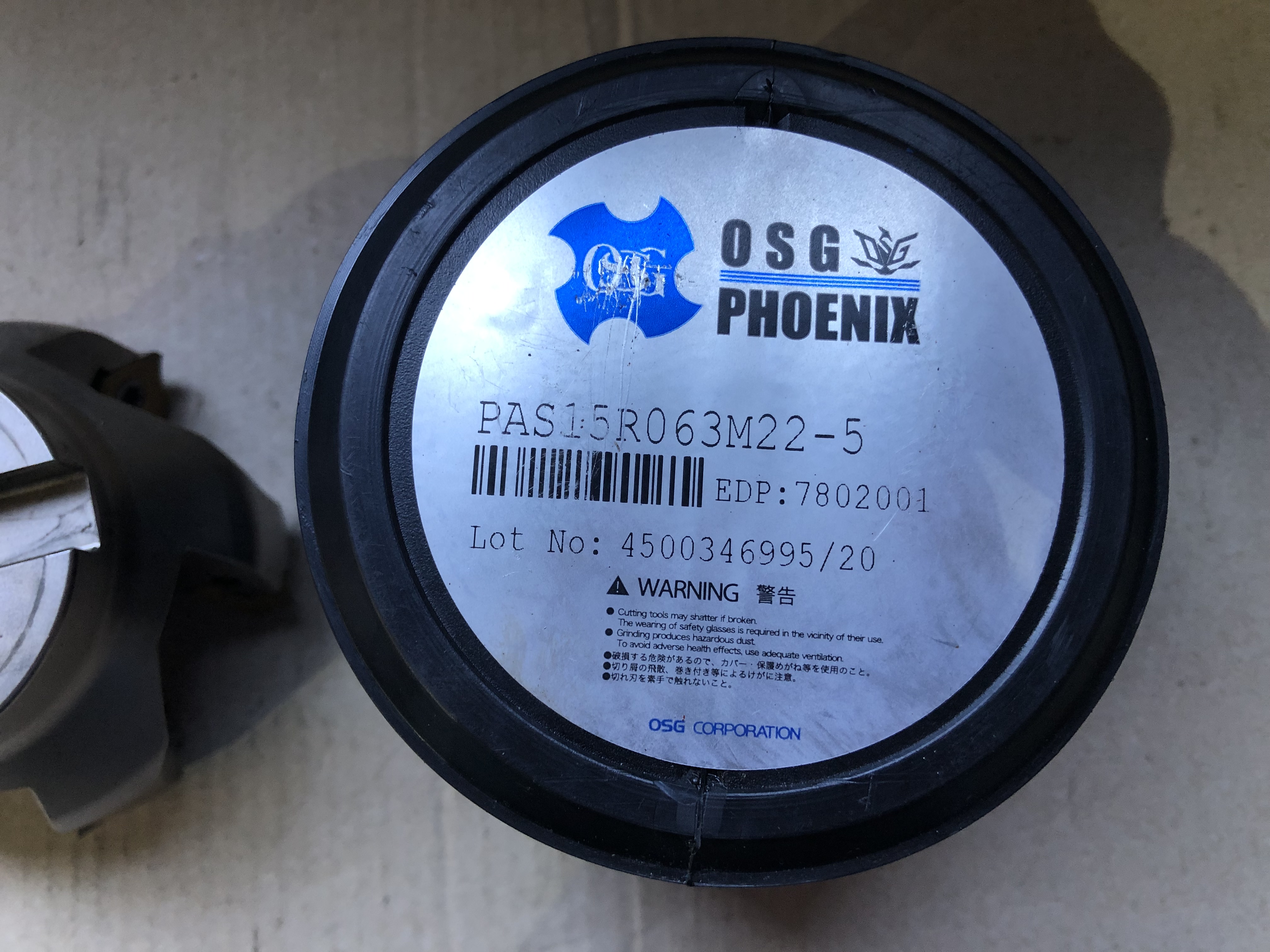 OSG PHOENIX フライスカッタ 【フライスカッタ】PAS15R063M22-5