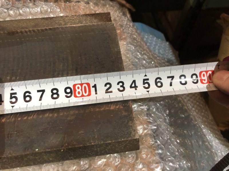  ベンダー金型（パンチ） Tタイプ直剣パンチ　L835mm