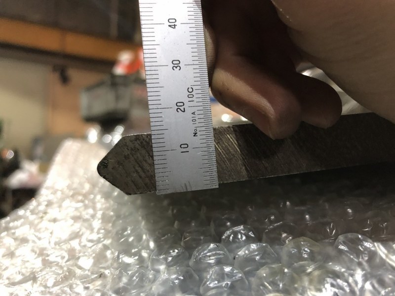  ベンダー金型（パンチ） Tタイプ直剣パンチ　L835mm