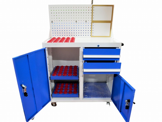 テクノフロンティア 工具作業台車 DYC-303-3A 【新品】