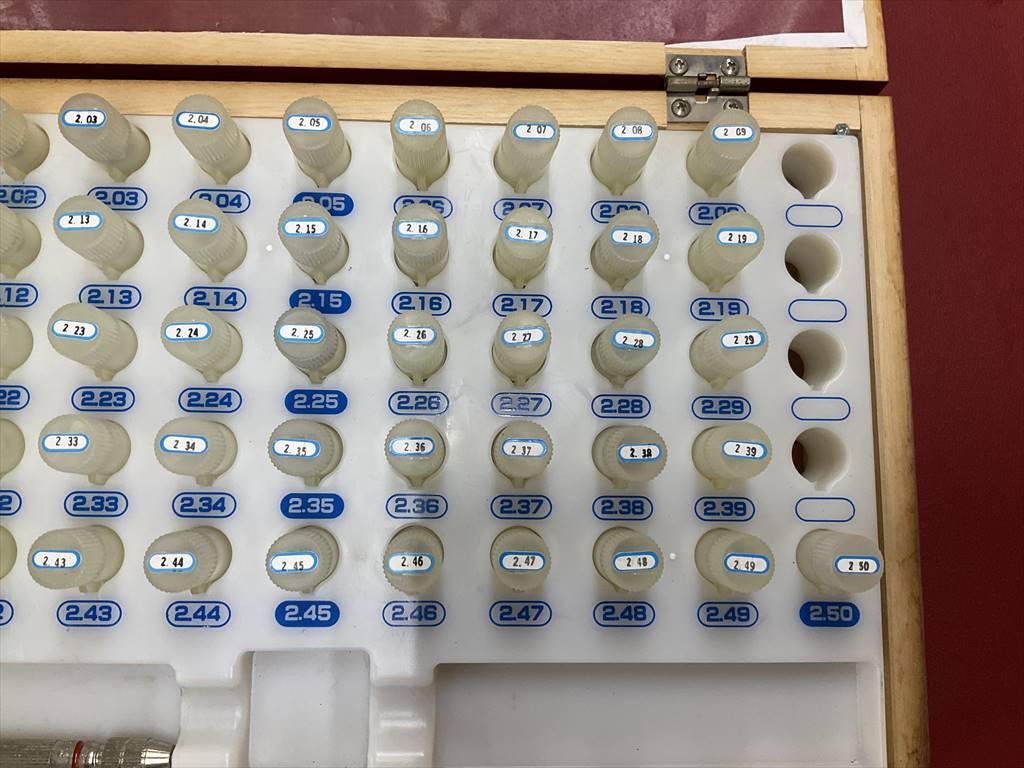 新潟精機 ピンゲージ AA-2A　2,00～2,50mm　0,01mmとび