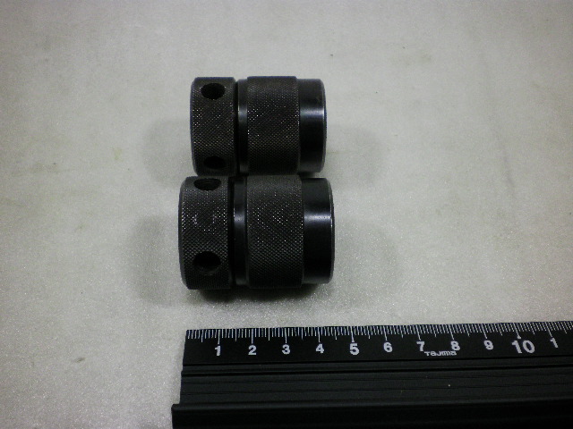 不明 スクリュージャッキ　2個セット 胴径35mm　全高45～55mm