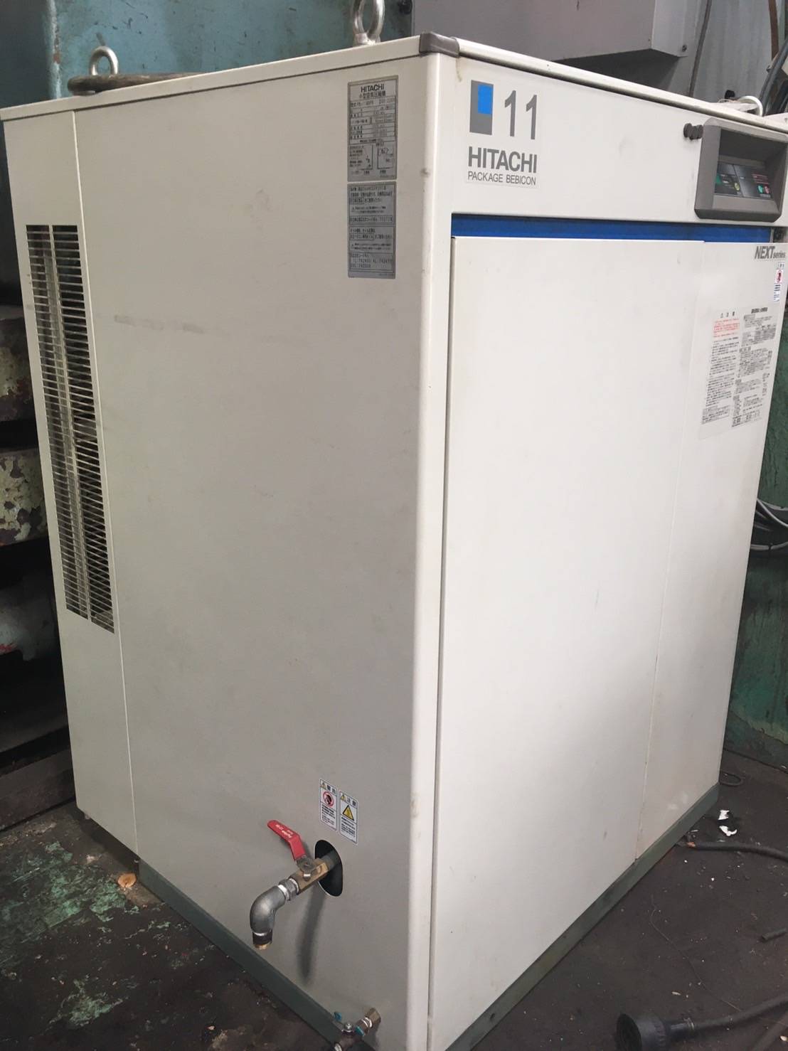 日立産機 11Kwエアーコンプレッサー PB-11MNP6
