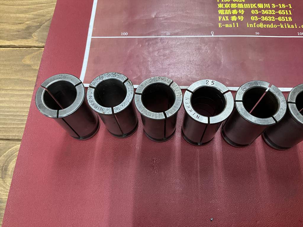 日研,NIKKEN, ストレートコレットセット 32-25×6個　KM32-25×3個　計9個