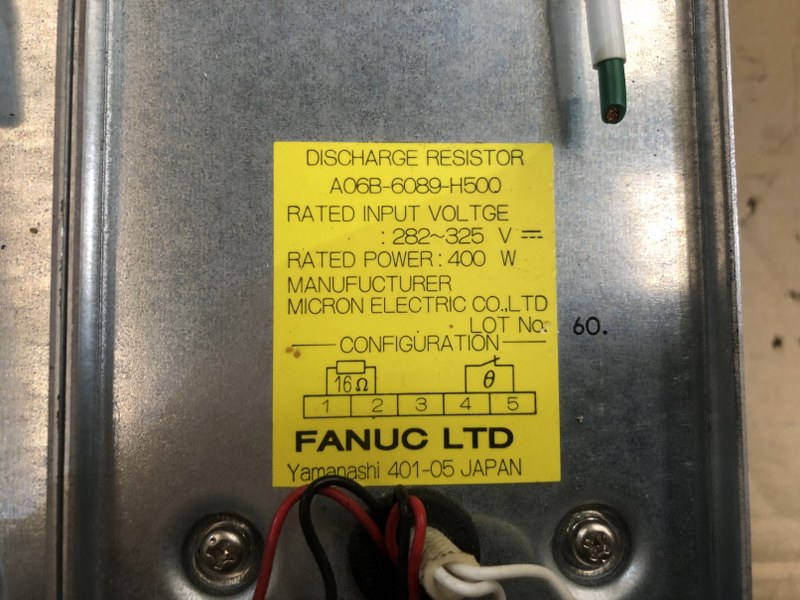 ファナック/FANUC 放電抵抗器 A06B-6089-H55
