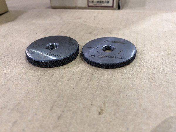 第一測範/DAIICHI SOKUHAN ねじリングゲージ（1セット） 【ねじリングゲージ（1セット）】PF1/8 GRWR-A