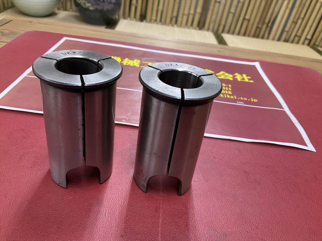  ストレートコレット シャンク径42mm　UK42-25×2式